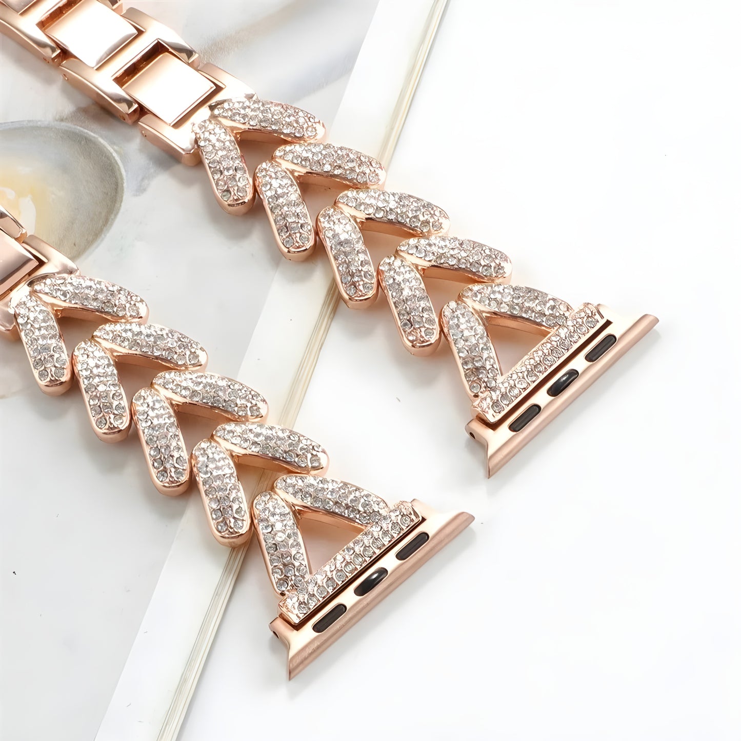 Elegant Diamond Apple Watch Band for Women