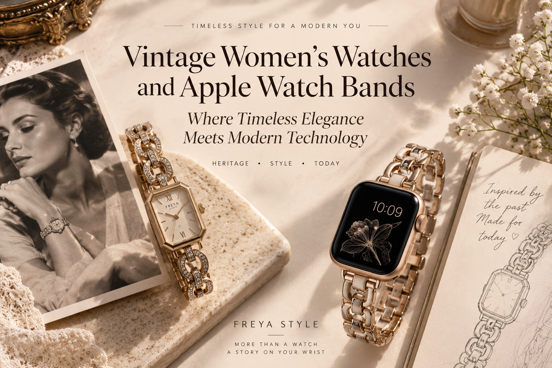 Vintage Women’s Watches and Apple Watch Bands: Where Timeless Elegance Meets Modern Technology