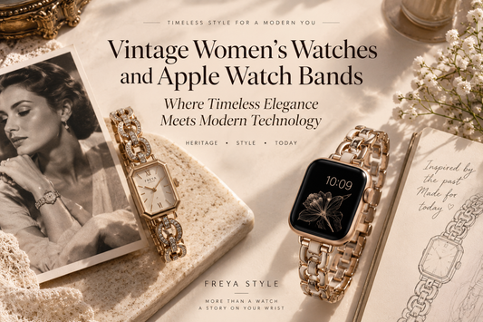 Vintage Women’s Watches and Apple Watch Bands: Where Timeless Elegance Meets Modern Technology