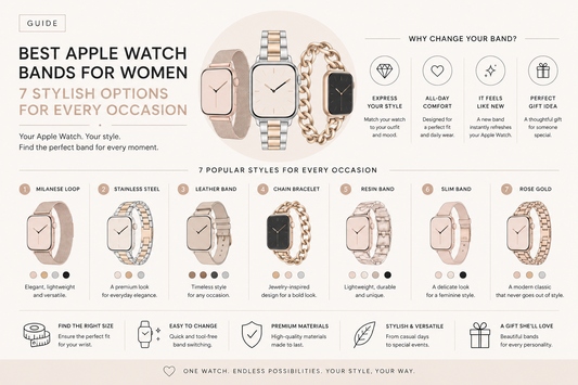 Best Apple Watch Bands for Women: 7 Stylish Options for Every Occasion