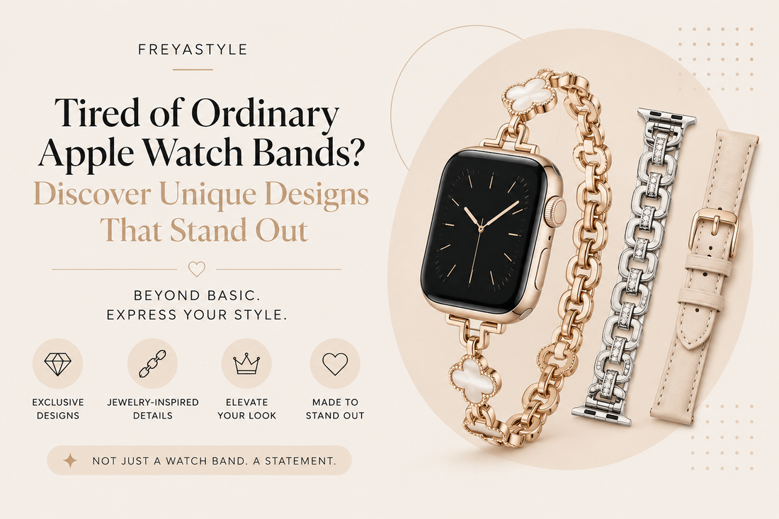Tired of Ordinary Apple Watch Bands? Discover Unique Designs That Stand Out