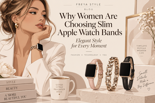 Why Women Are Choosing Slim Apple Watch Bands