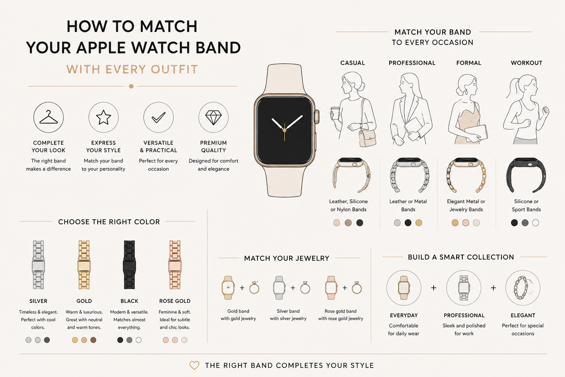 How to Match Your Apple Watch Band With Every Outfit