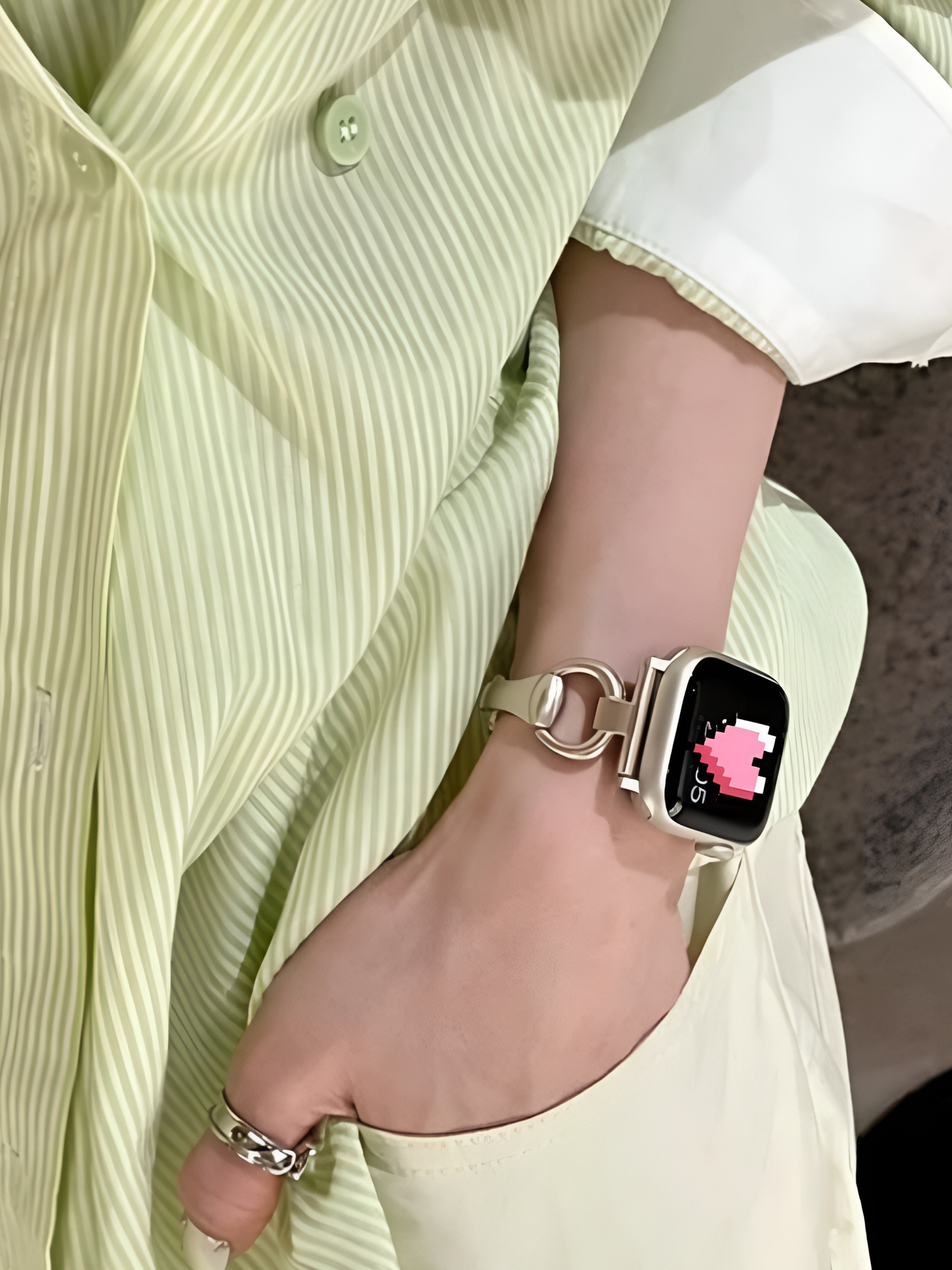 Slim Stainless Steel Band for Apple Watch