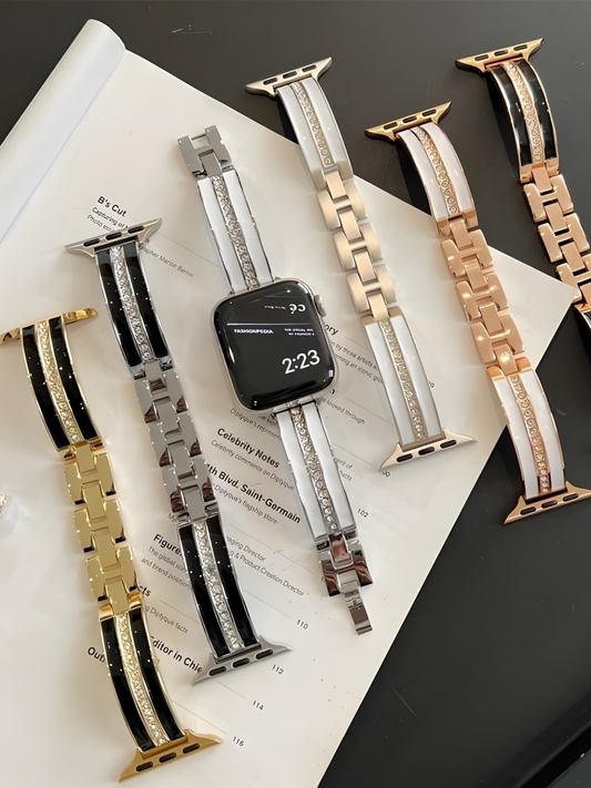 Luxury Diamond Metal Strap for Apple Watch