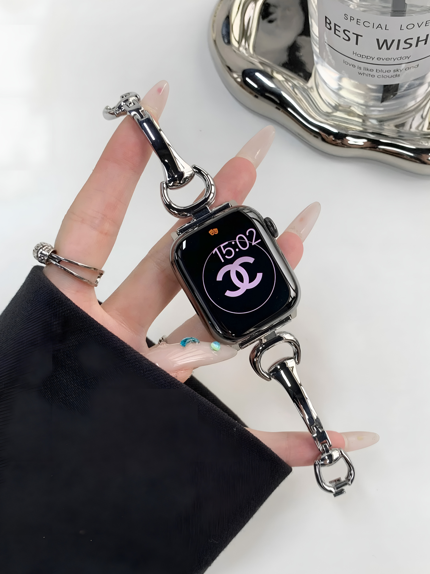 Slim Stainless Steel Band for Apple Watch