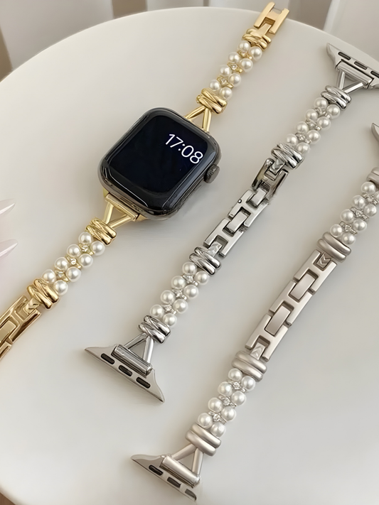 Luxury Pearl Bracelet Strap for Apple Watch