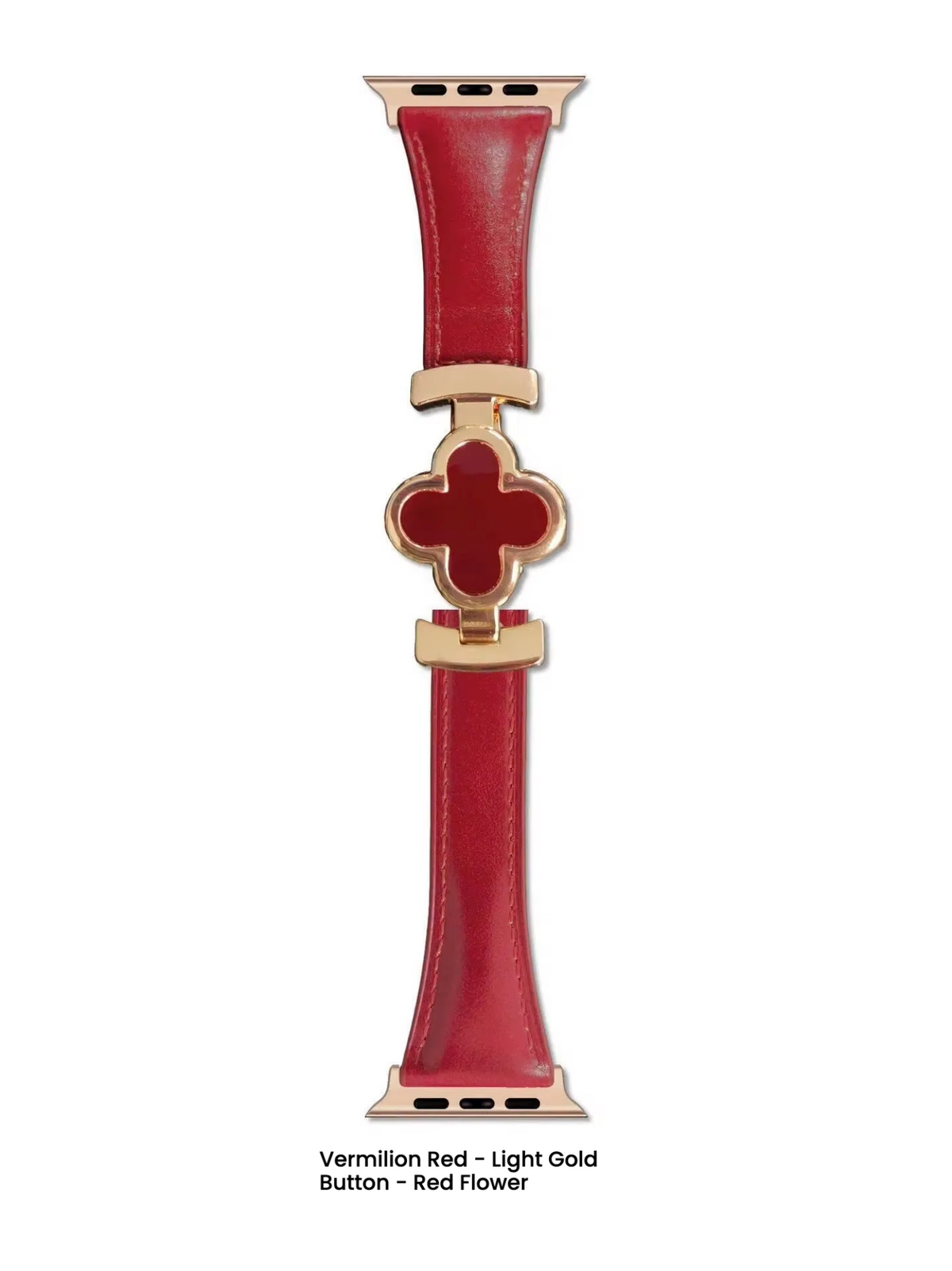 Lucky Flower Genuine Leather Band for Apple Watch