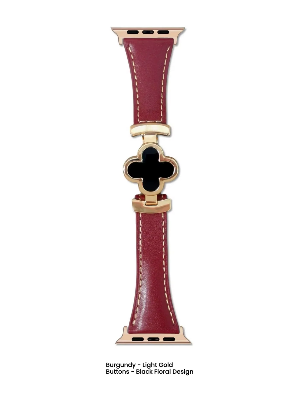 Lucky Flower Genuine Leather Band for Apple Watch