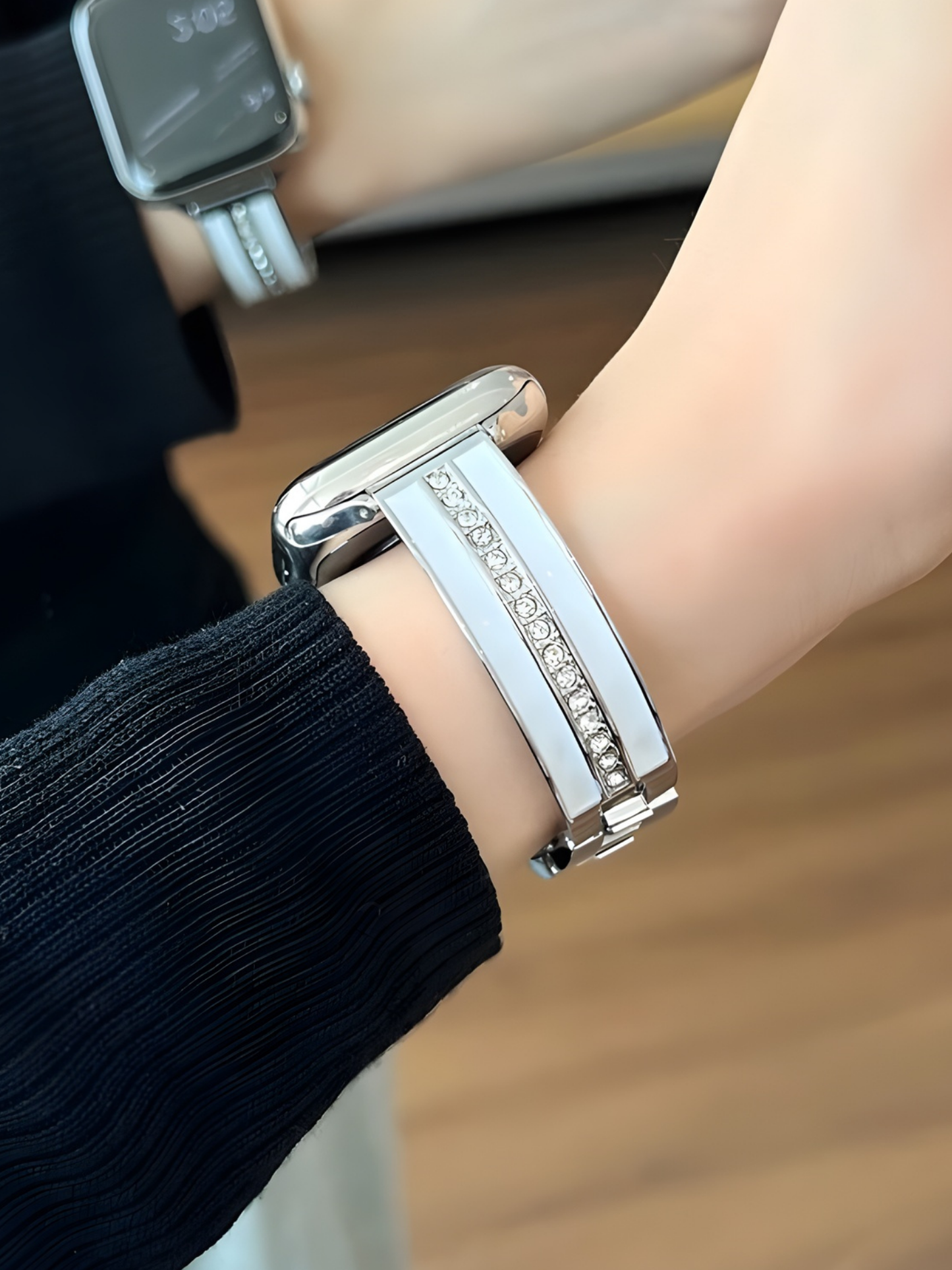Luxury Diamond Metal Strap for Apple Watch