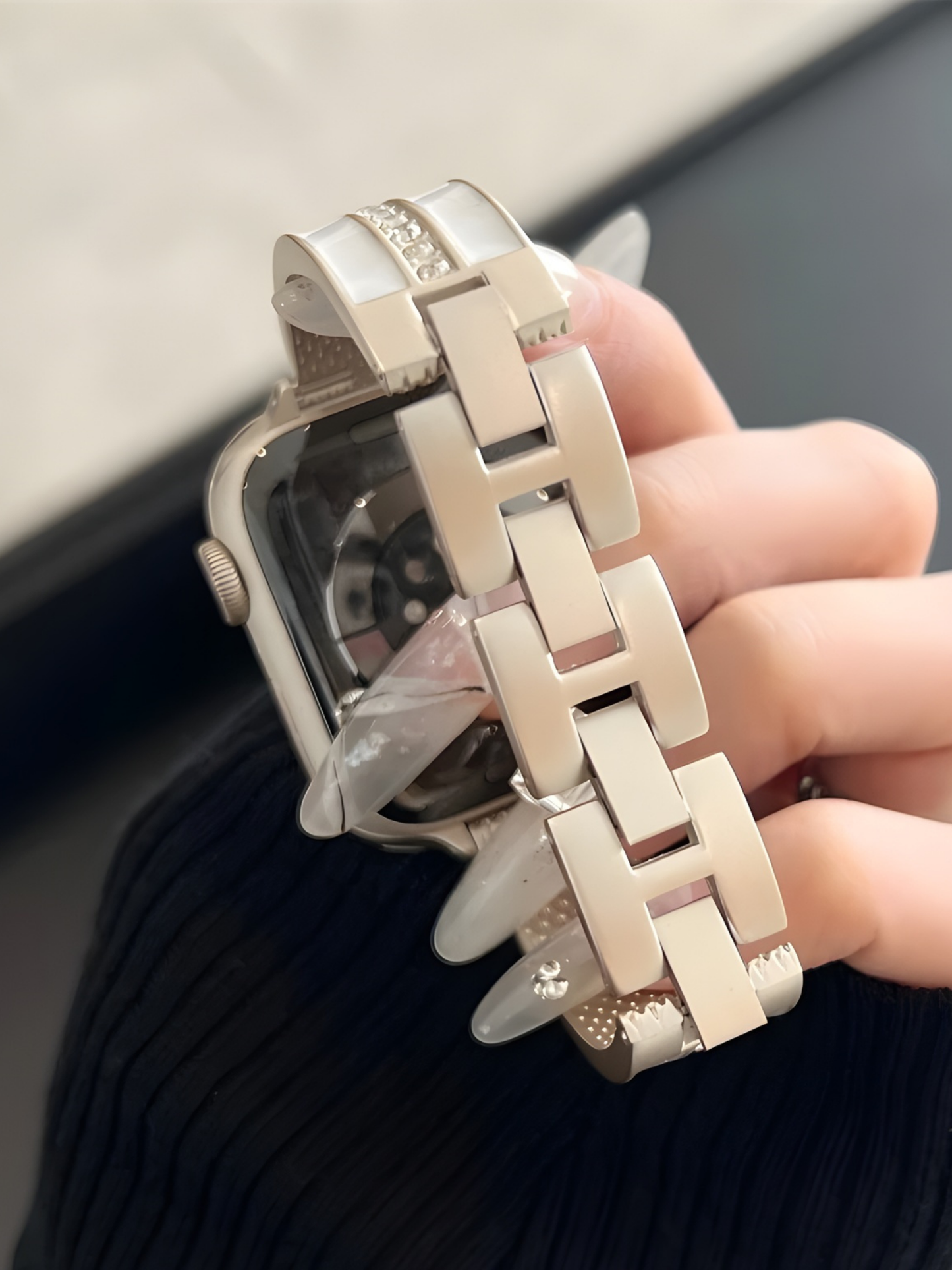 Luxury Diamond Metal Strap for Apple Watch