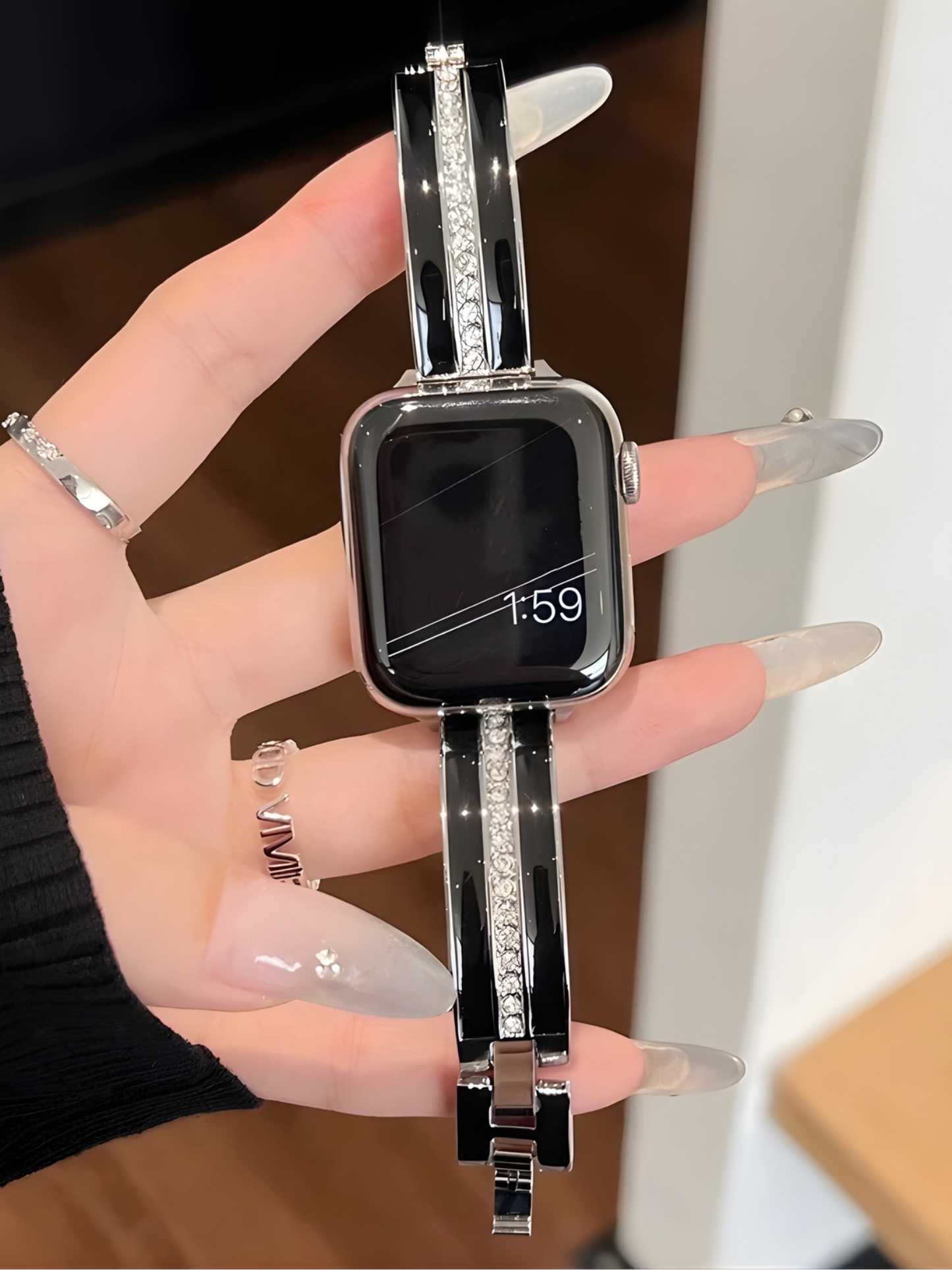 Luxury Diamond Metal Strap for Apple Watch
