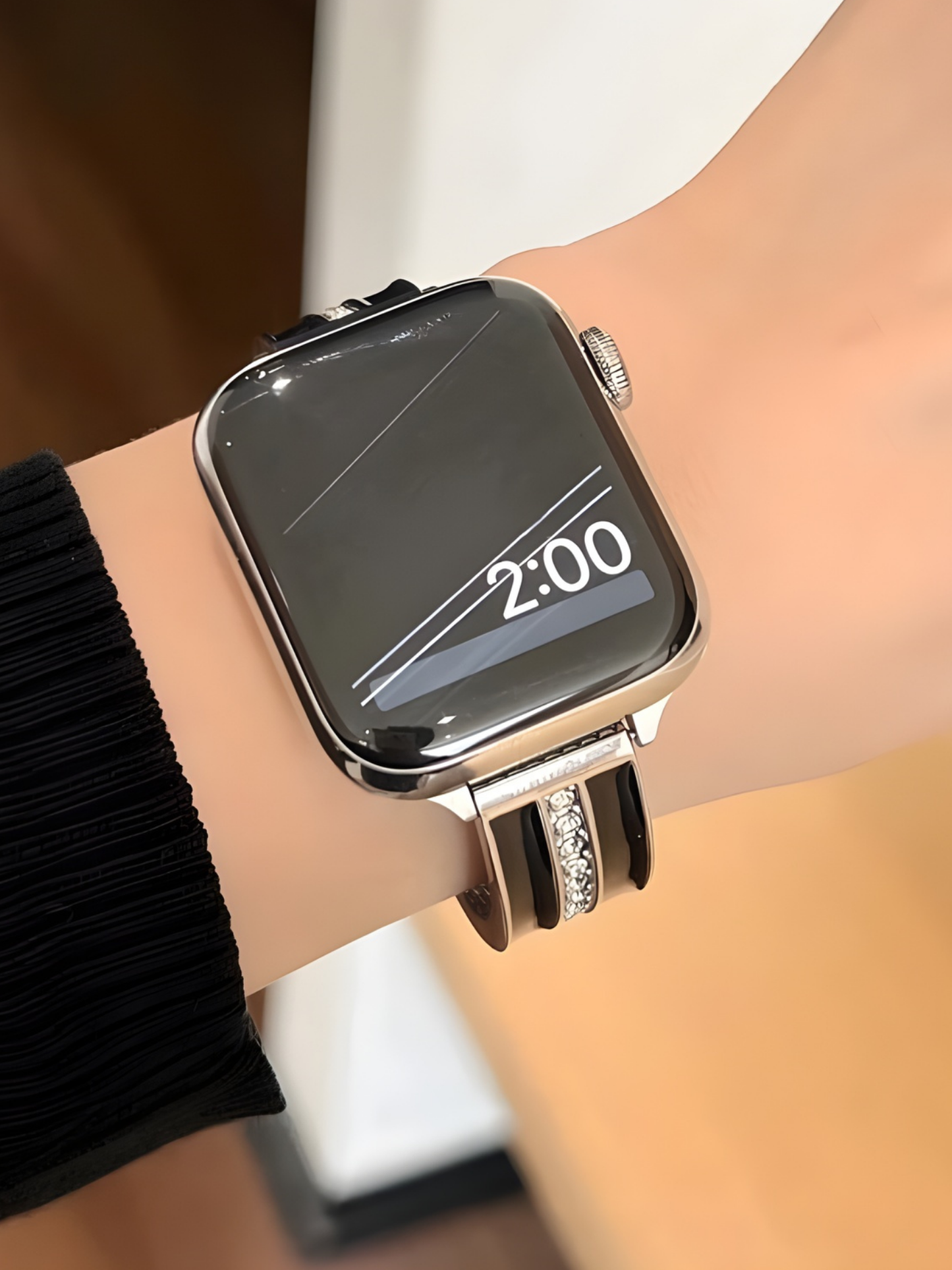 Luxury Diamond Metal Strap for Apple Watch