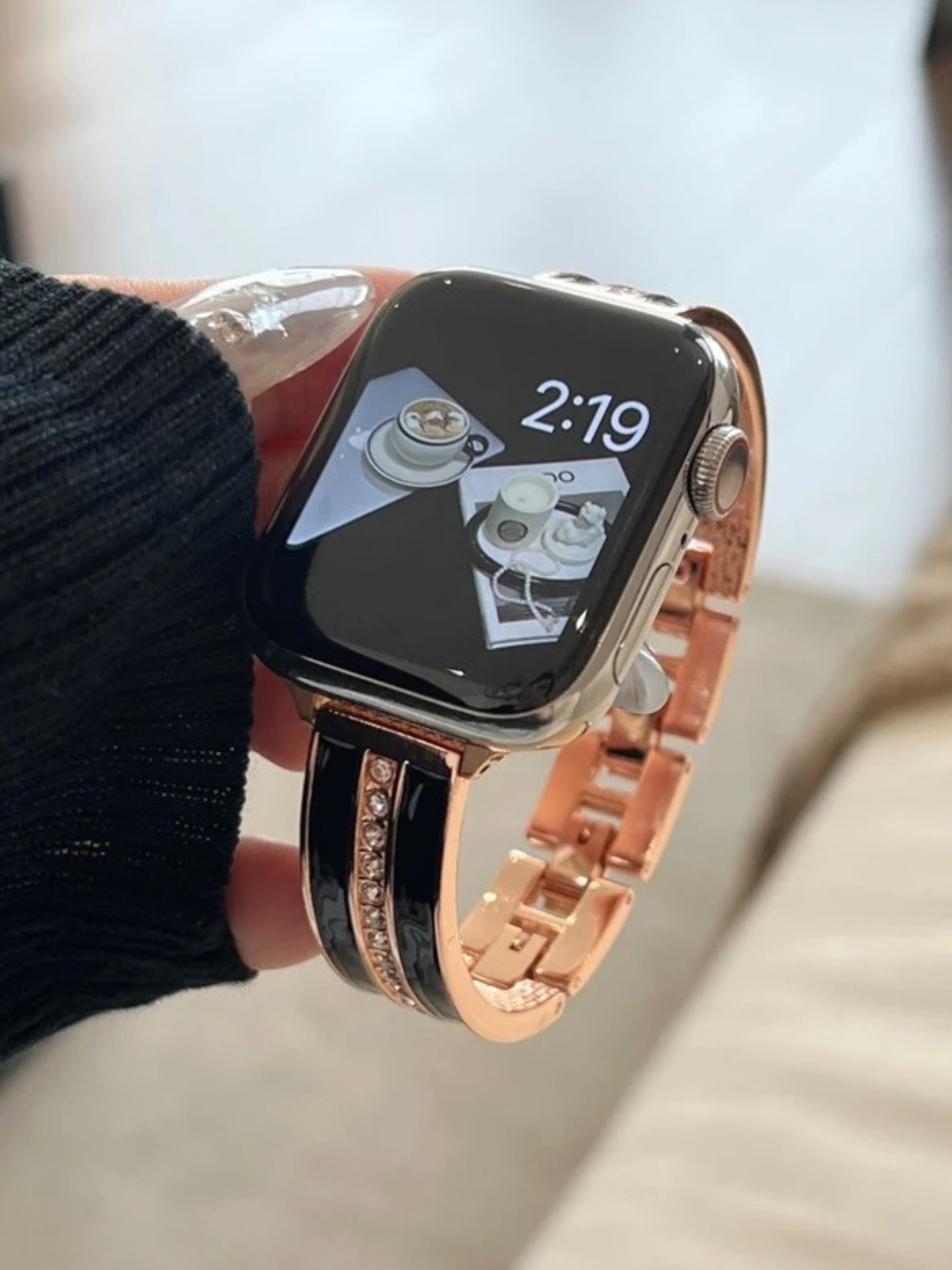 Luxury Diamond Metal Strap for Apple Watch
