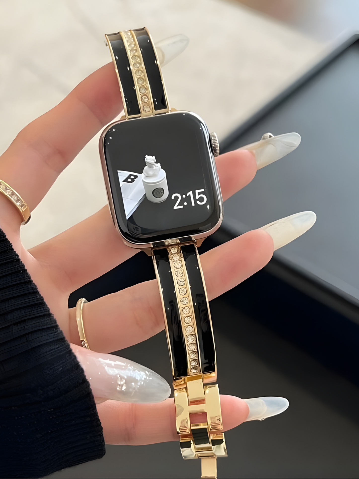 Luxury Diamond Metal Strap for Apple Watch