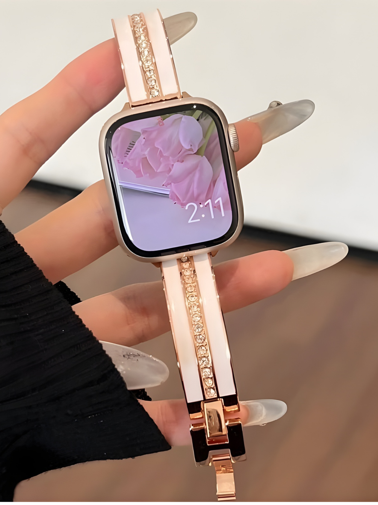 Luxury Diamond Metal Strap for Apple Watch