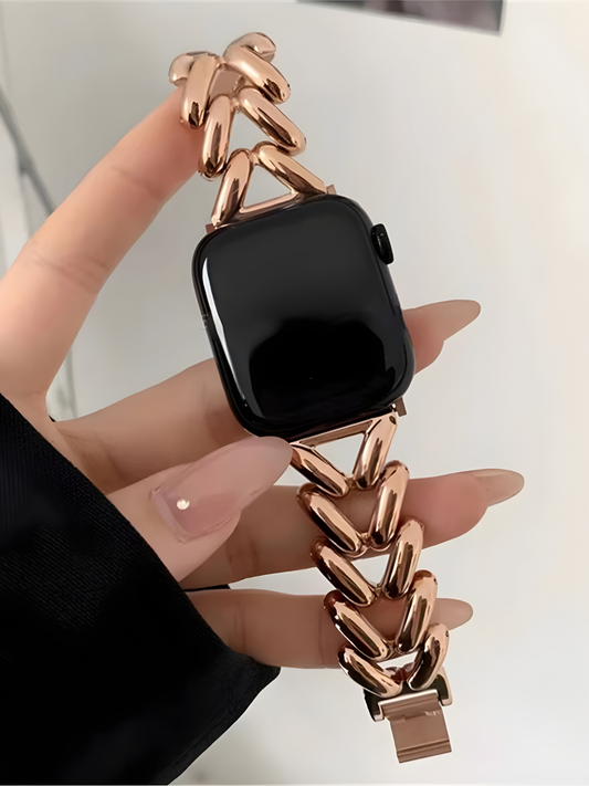 Elegant Stainless Steel Bracelet Band for Apple Watch
