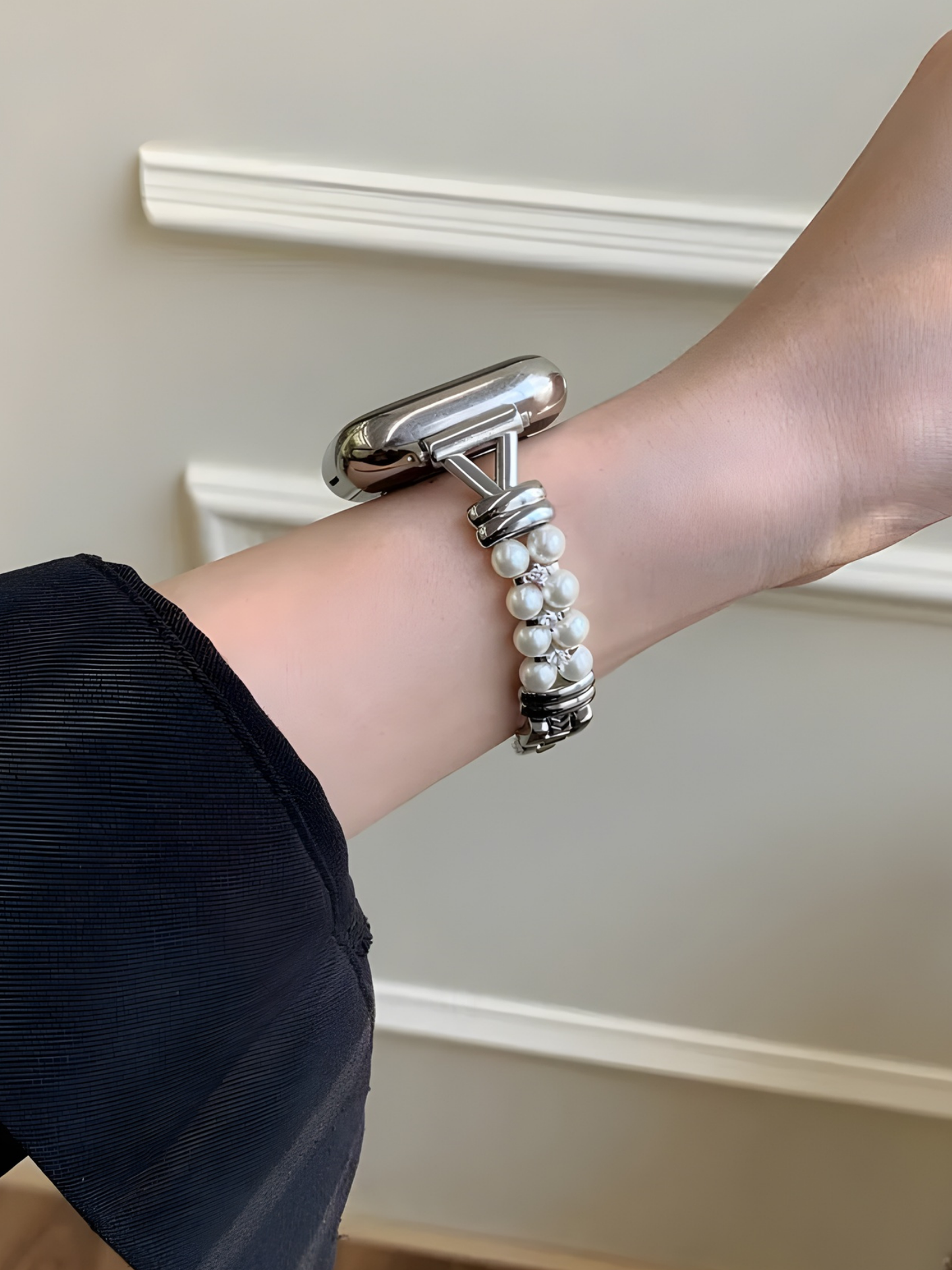 Luxury Pearl Bracelet Strap for Apple Watch