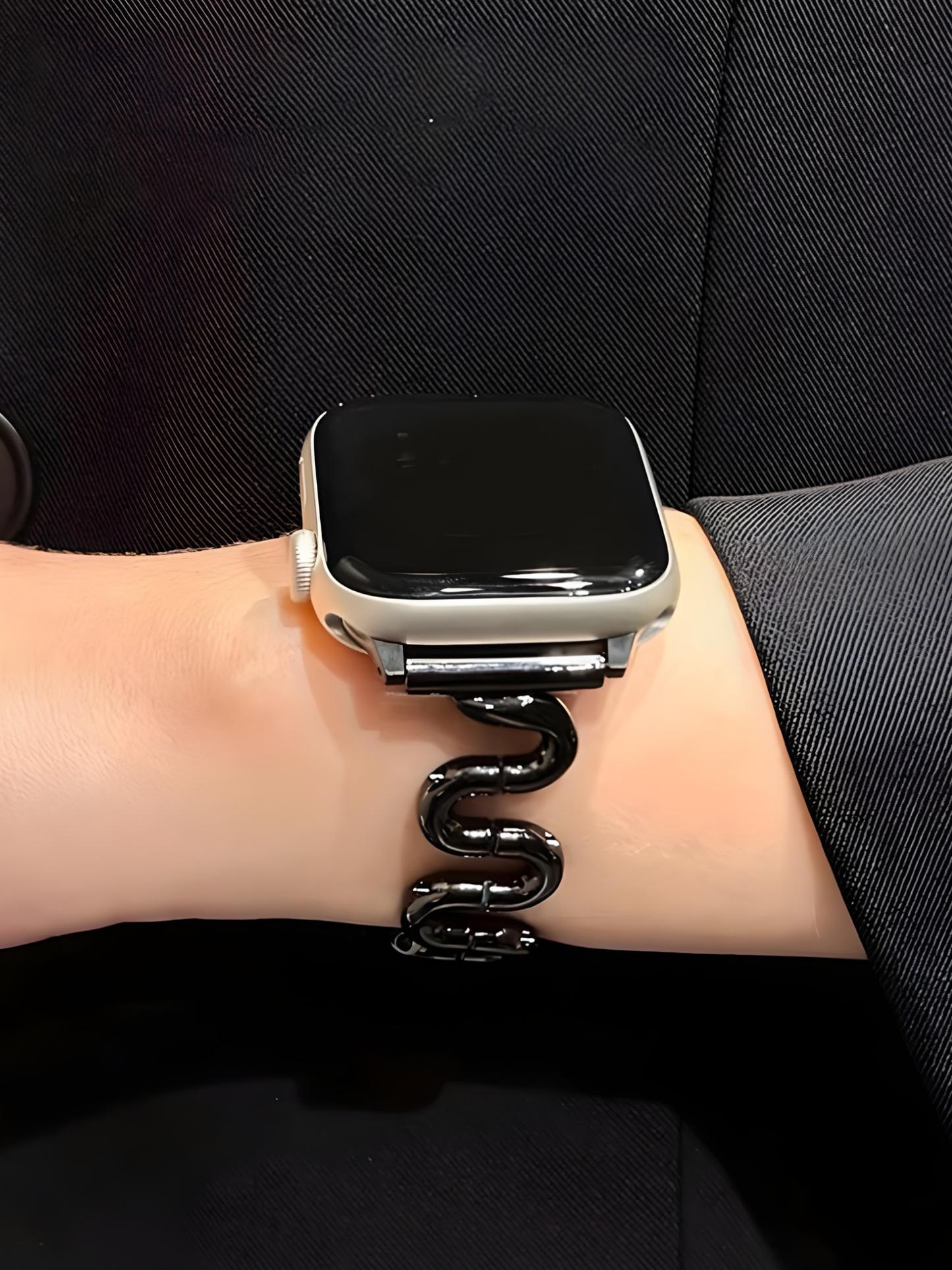 Luxury Slim Irregular Shape Metal Strap for Apple Watch