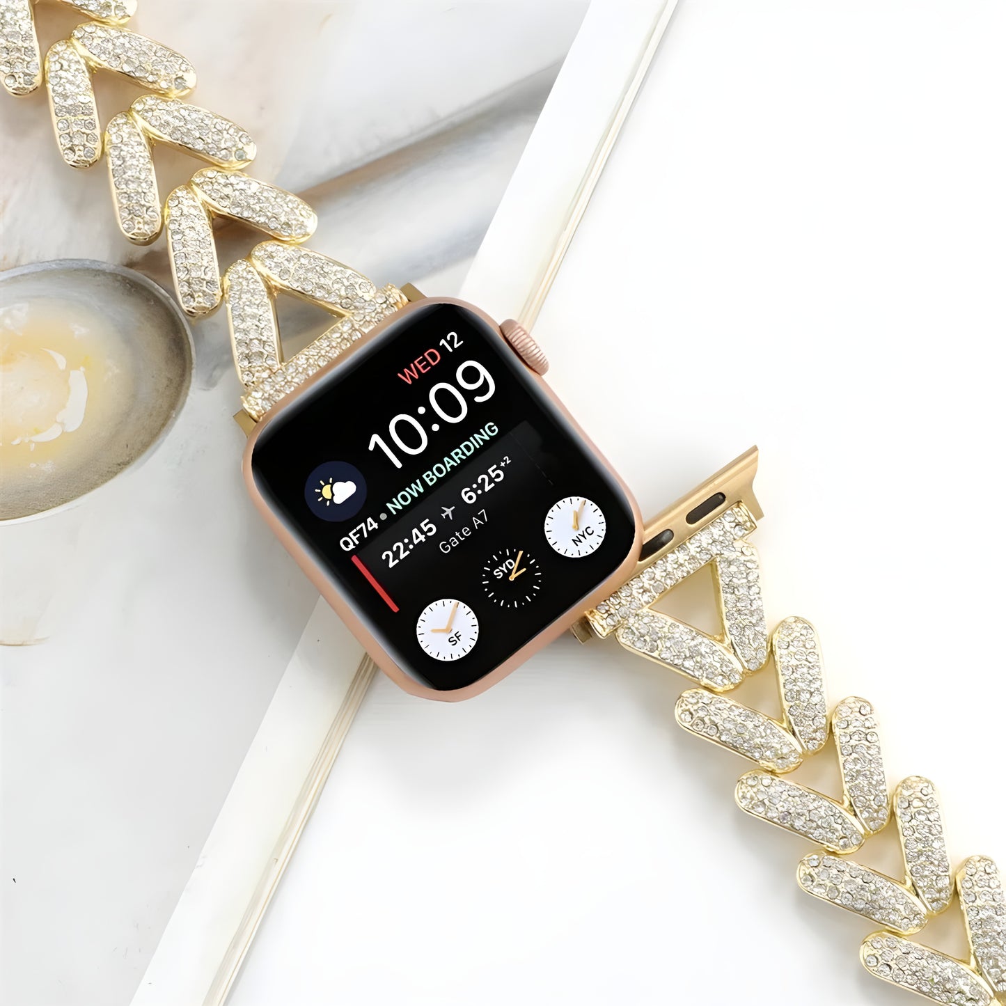 Elegant Diamond Apple Watch Band for Women