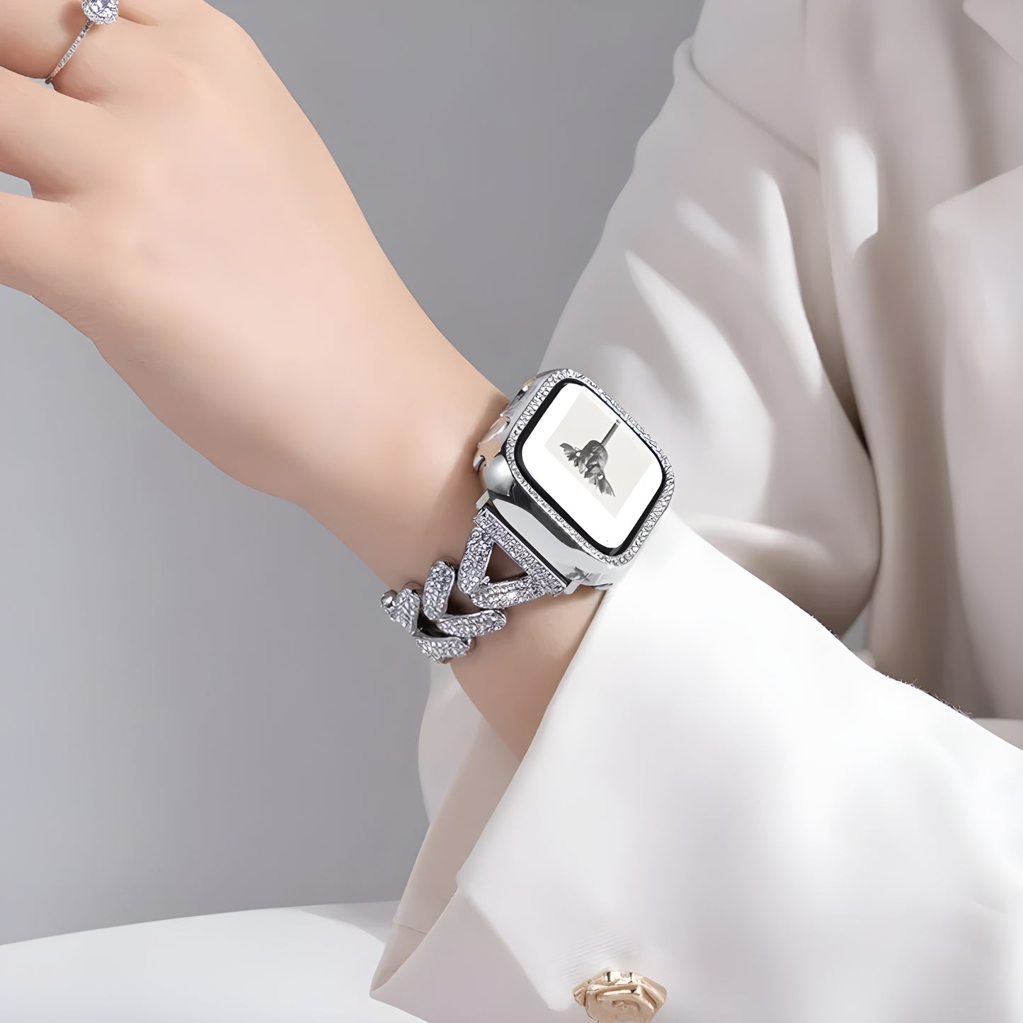 Elegant Diamond Apple Watch Band for Women