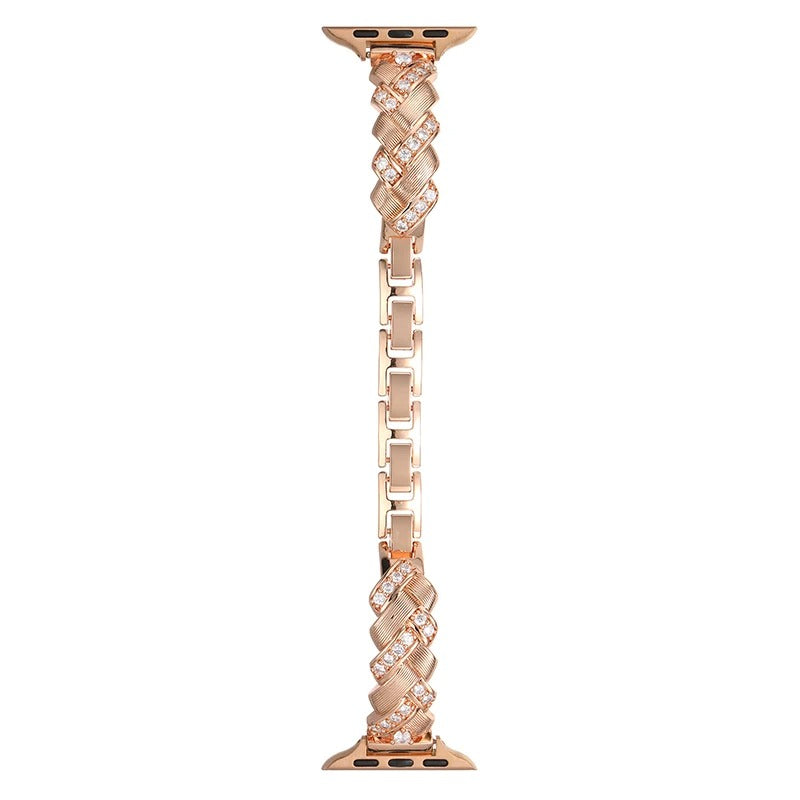 Luxury Diamond Stainless Steel Band for Apple Watch