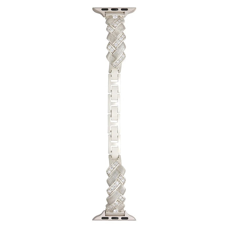 Luxury Diamond Stainless Steel Band for Apple Watch