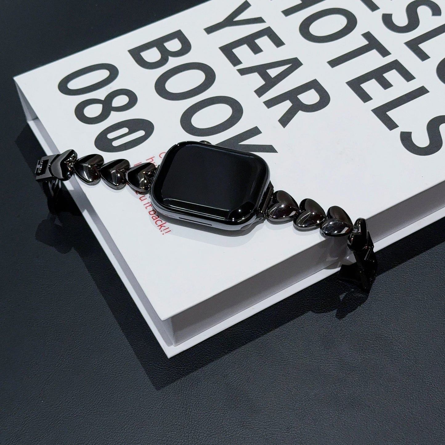 Luxury Love Heart Metal Bracelet for Apple Watch