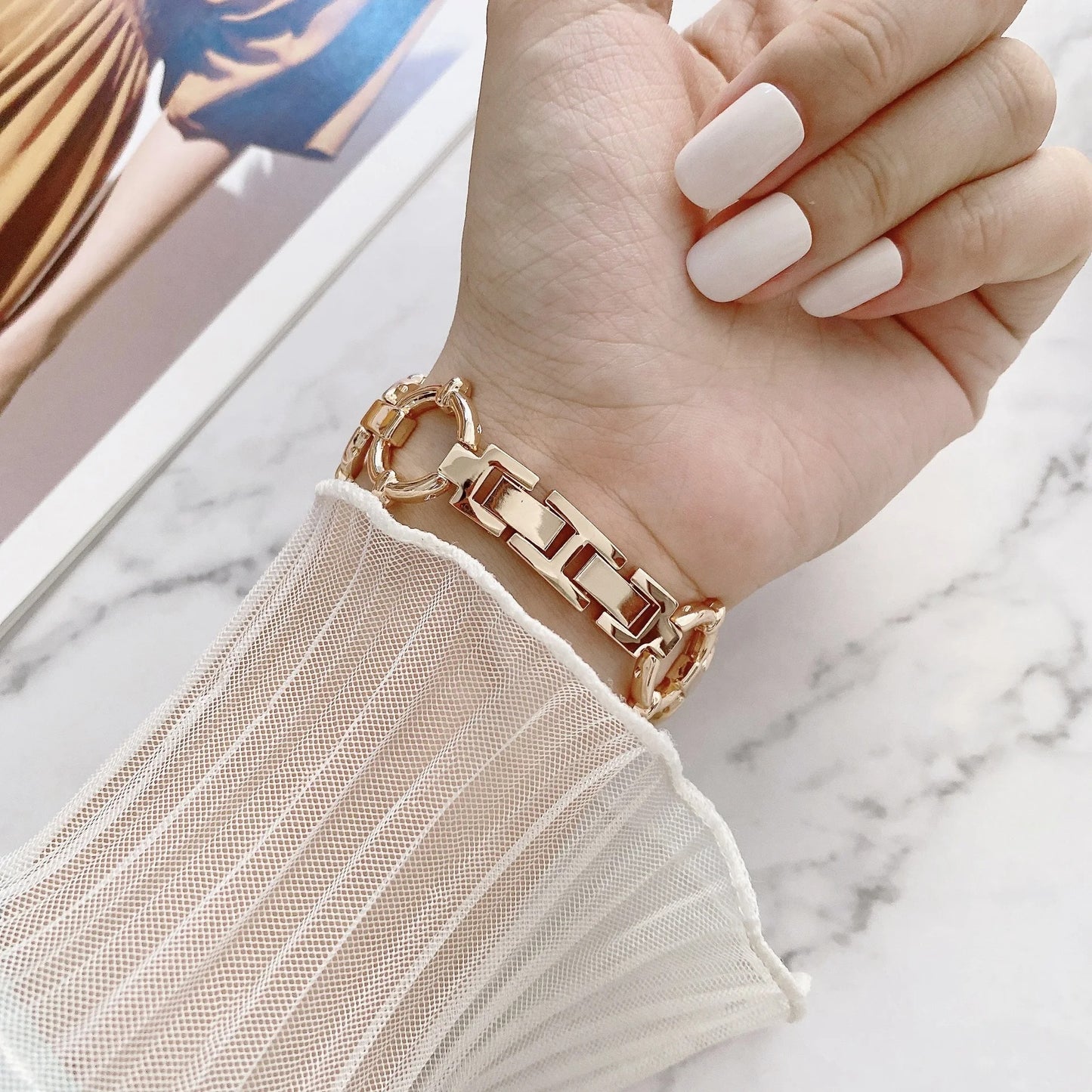 Luxury Link Stainless Steel Band