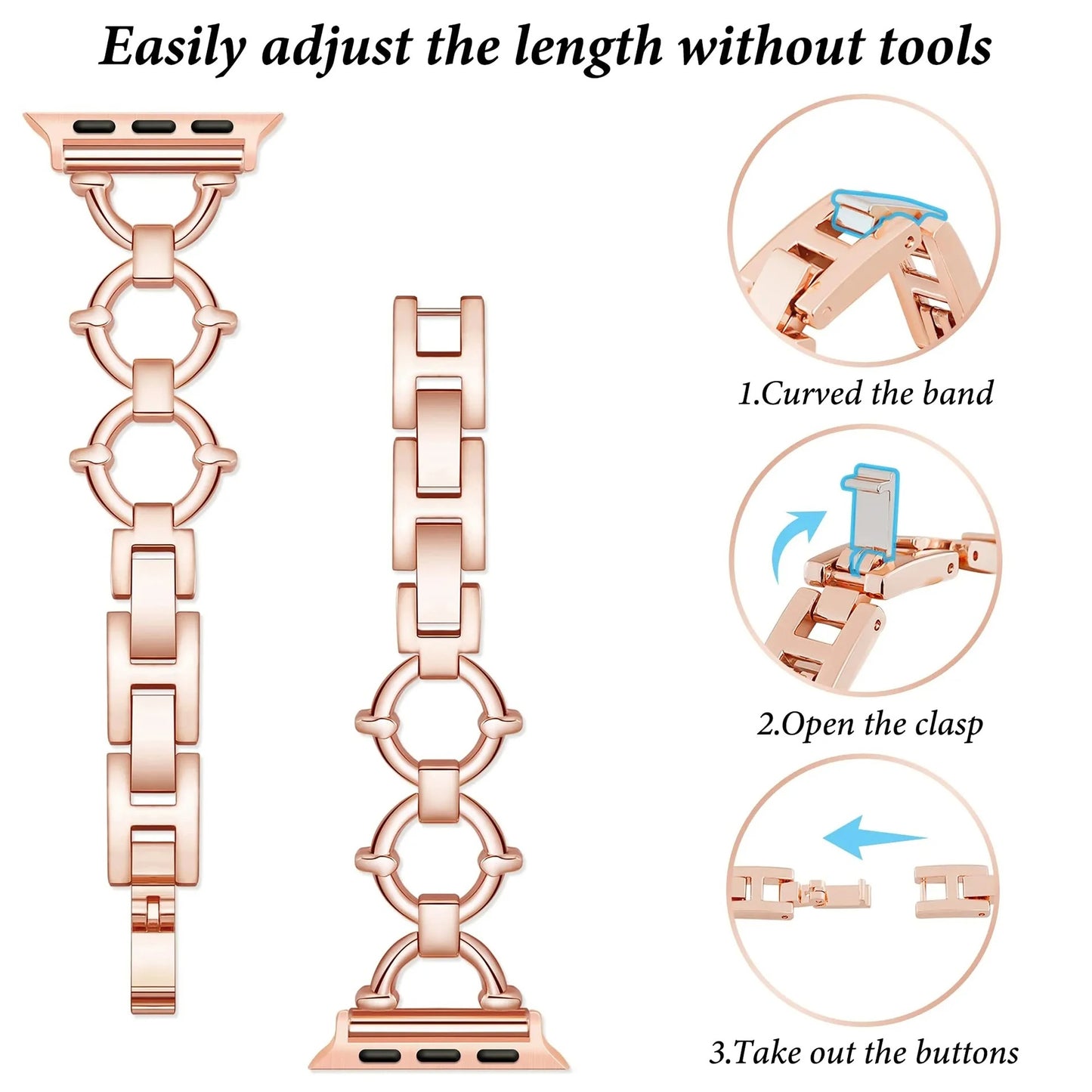 Luxury Link Stainless Steel Band