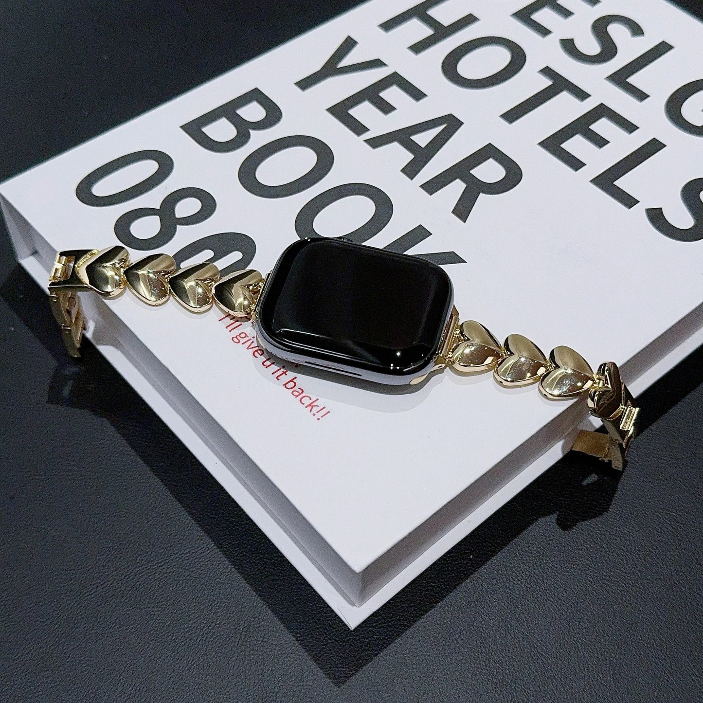 Luxury Love Heart Metal Bracelet for Apple Watch