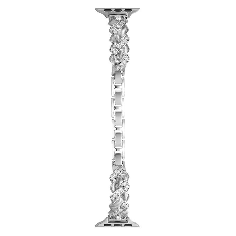 Luxury Diamond Stainless Steel Band for Apple Watch