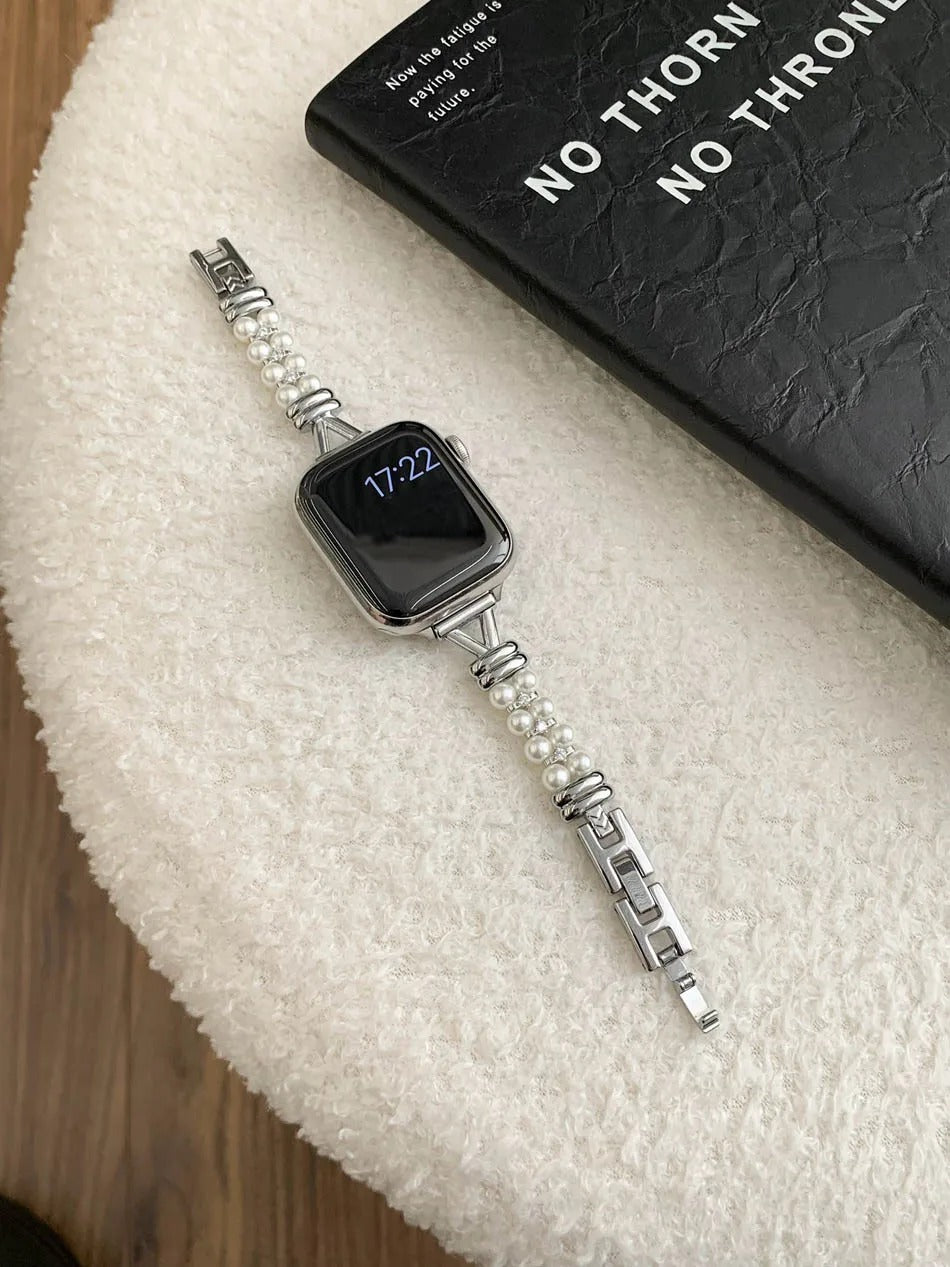Luxury Pearl Bracelet Strap for Apple Watch